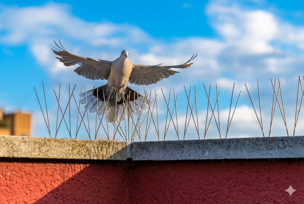 Control de aves en techumbres y áreas comunes